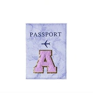 No. 6 Purple and Gold Passport Holder